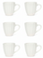 Cookinglife Mugs Cardida Off White 350 ml - 6 pieces