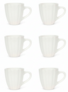 Cookinglife Mugs Cardida Off White 350 ml - 6 pieces
