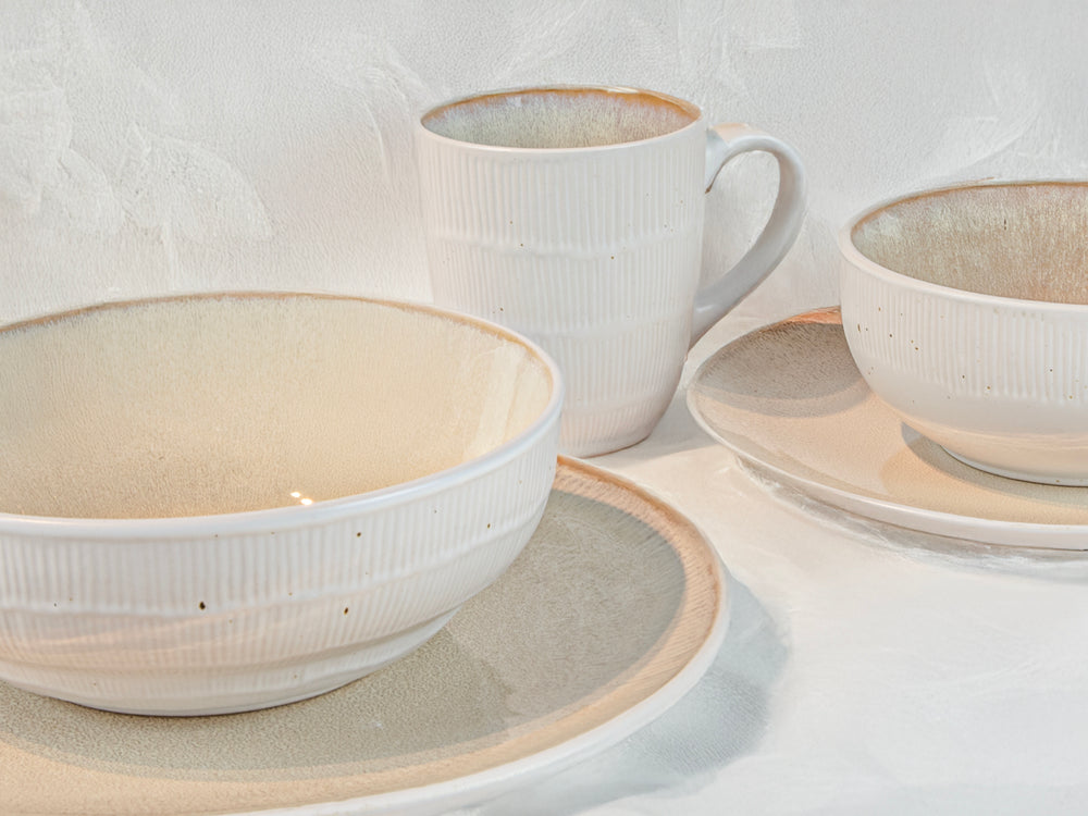 Cookinglife Breakfast Plates / Dessert Plates Nola Sand ø 21 cm - 6 pieces