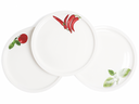 Cookinglife Pizza Plate Tomato - Pepper - Basil ø 30 cm - 6 pieces