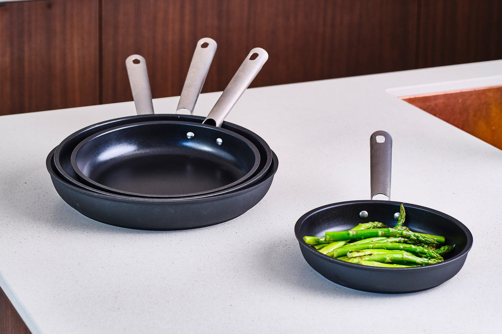 Cookinglife Frying Pan Set ProForge - ø 24 & 28 cm - ceramic non-stick coating - suitable for all heat sources