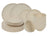 Cookinglife Dinnerware Set Cardida Beige 18-pieces / 6 people - 6 dinner plates, 6 side plates and 6 bowls