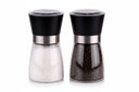 Cookinglife Pepper and Salt Mill Set Glass Black 13 cm - 2-Piece