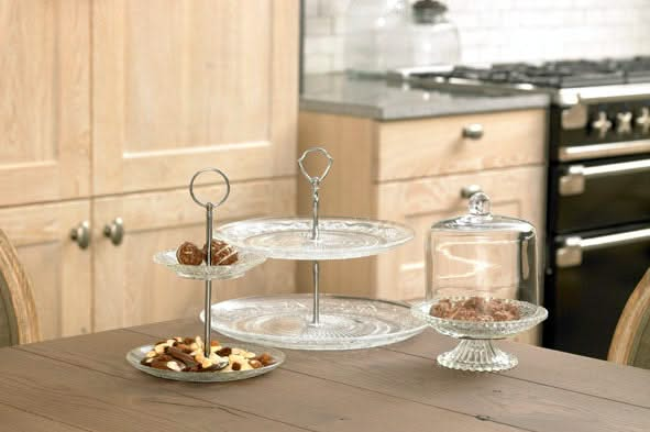 Cosy & Trendy Etagere / Serving Tower Retro - Glass - ø 18, 25 & 29 cm - 3 Layer