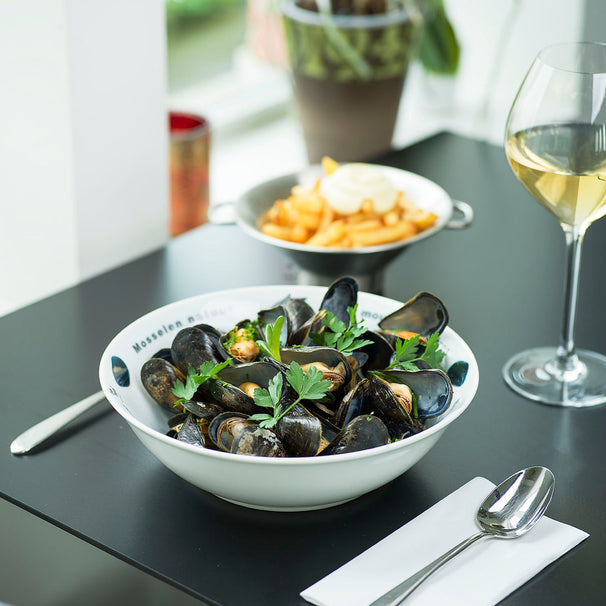 Cosy & Trendy Deep Plate / Mussel Plate Deco ø 23 cm - 4 Pieces