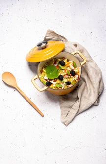 Cosy & Trendy Casserole Fontestic Cast Iron Amber Gold Ø 28 cm / 8 Liter - Enamelled