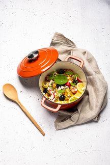 Cosy & Trendy Casserole Fontestic Cast Iron Rust Ø 28 cm / 8 Liter - Enamelled