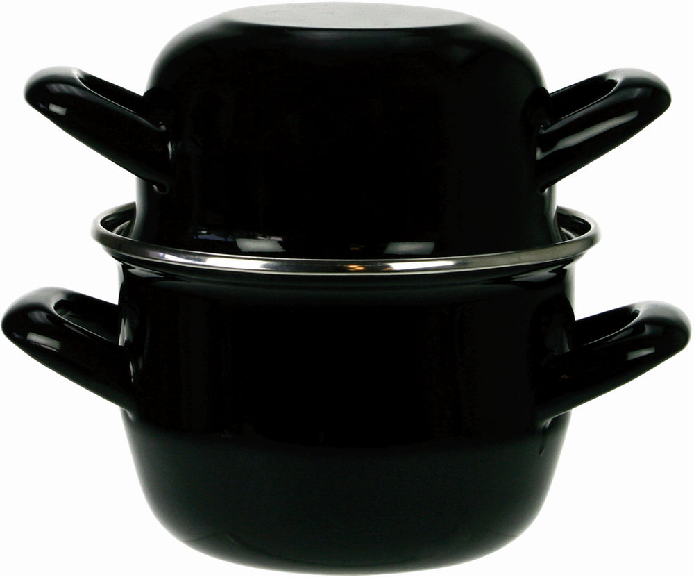 Cosy & Trendy Mussel pan - Induction suitable - Black - ø 24 cm / 4 liters