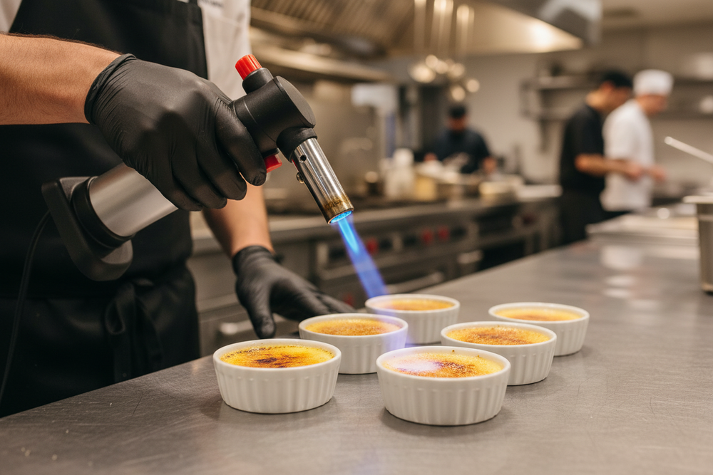 Hendi Creme Brulee Burner - Cooking Burner 15.5 cm