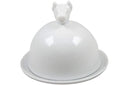 Cosy & Trendy Butter dish - Porcelain - White - ø 9.5 cm