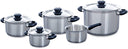 BK Cookware set Carat+ - stainless steel - 5 piece set