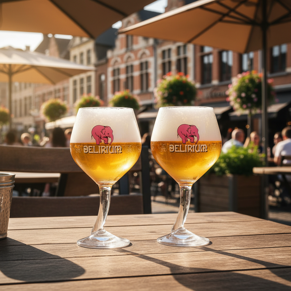 Delirium Beer glass on Foot - 330 ml - 2 pieces