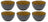 Studio Tavola Bowls Evia ø 14 cm - 6 pieces