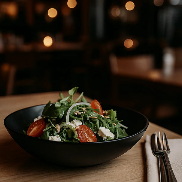 Studio Tavola Deep Plates Black Tie ø 21 cm - 6 pieces