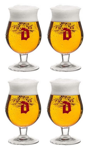 Duvel Beer glasses Tulip - 330 ml - 4 pieces