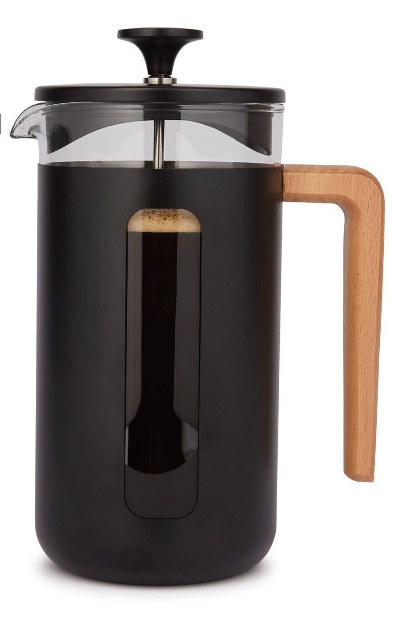 La Cafetière Cafetiere Pisa stainless steel / Black - 1 liter / 7 cups