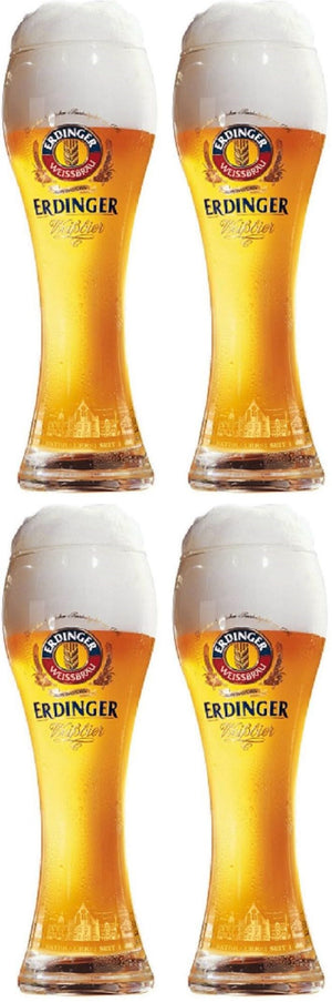Erdinger Beer glasses Weizen - 500 ml - 4 pieces