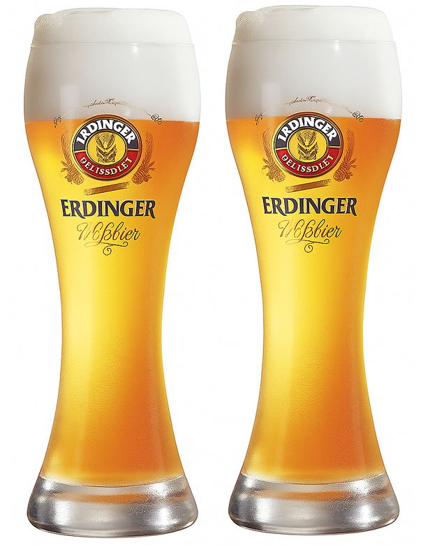 Erdinger Beer glass Weizen - 500 ml - 2 pieces