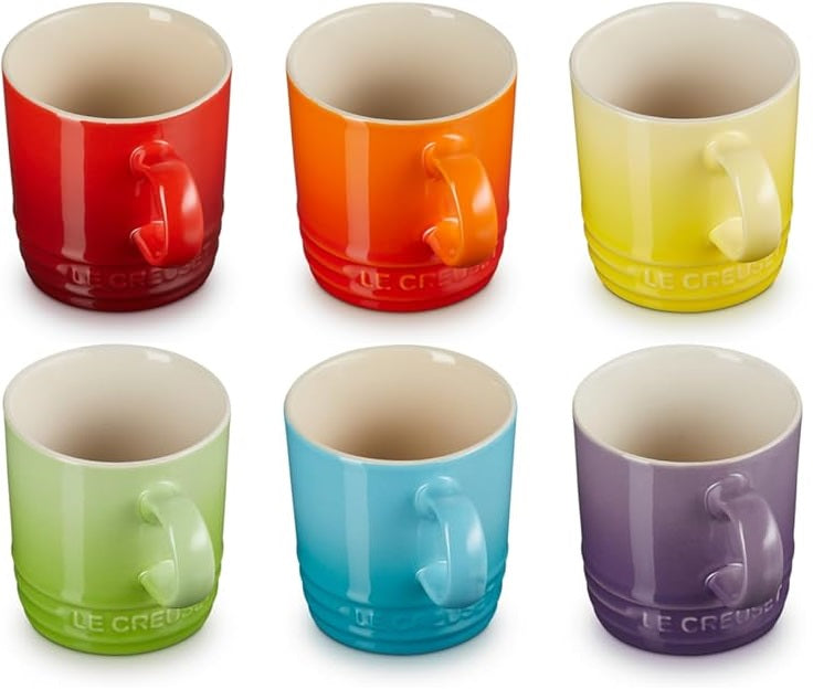 Le Creuset Espresso cups - Rainbow 100 ml - 6 pieces