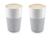 Eva Solo Latte Macchiato Cup Marble Grey 360 ml - 2 Pieces