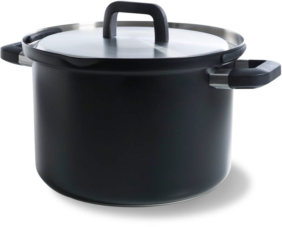 BK Soup pan Flow Cool - Black / stainless steel - ø 24 cm / 6 liters