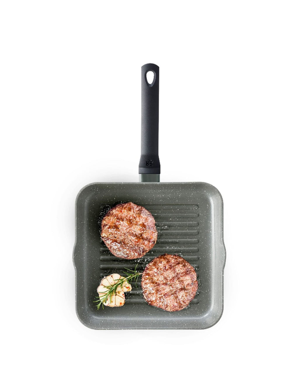 BK Grill pan Granite Aluminum - 26 x 26 cm -. Ceramic non-stick coating