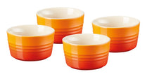 Le Creuset Ramekins - Orange red - ø 8 cm / 100 ml - 4 pieces