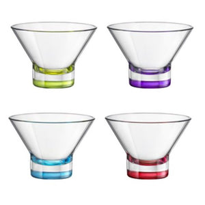 Bormioli Rocco Ice cream coupe Ypsilon Colored 375 ml - 4 pieces