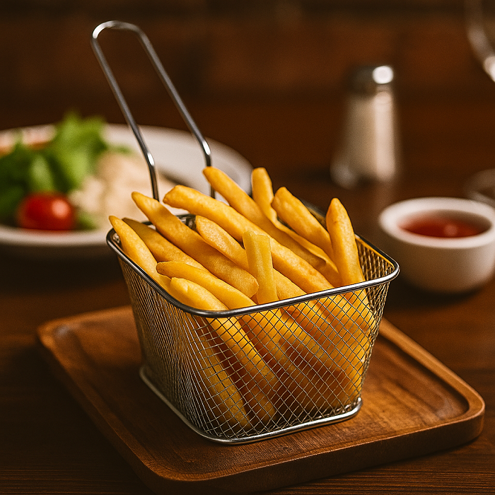 Cookinglife Fries basket Stainless Steel 14 x 11 x 7 cm