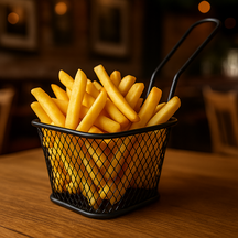 Cookinglife French Fry Basket Black 10 x 8 x 6.5 cm