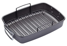 MasterClass Roasting pan with grid - 40 x 28 cm - standard non-stick coating