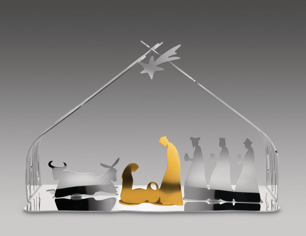 Alessi Nativity Scene Bark - BM09 - stainless steel - 10 cm - by Michel Boucquillon & Donia Maaoui