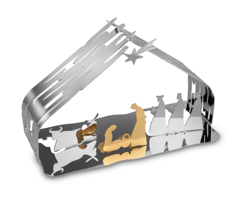 Alessi Nativity Scene Bark - BM09 - stainless steel - 10 cm - by Michel Boucquillon & Donia Maaoui