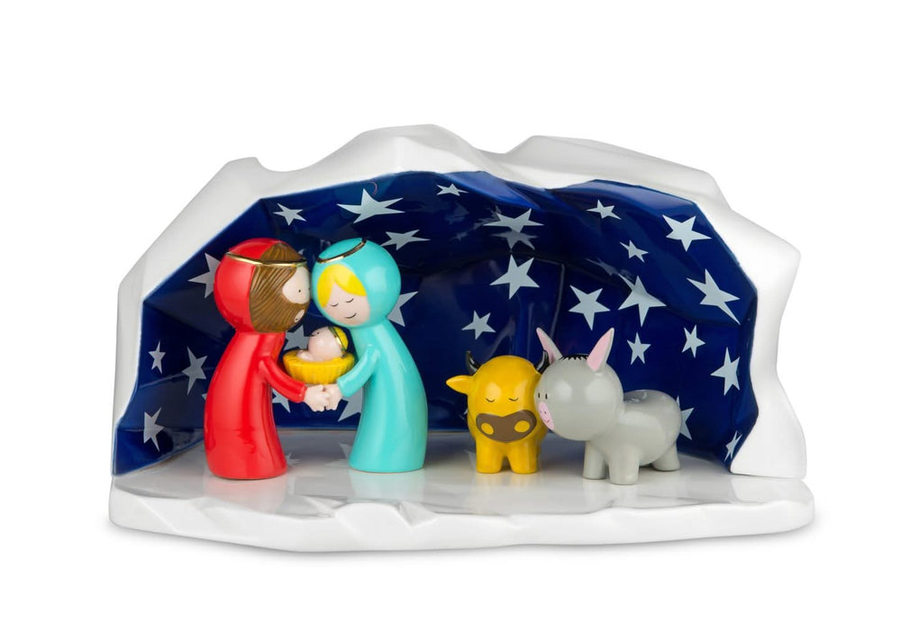 Alessi Nativity scene Happy Eternity Baby - AGJ01 W - by Massimo Giacon & Marcello Jori