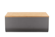 Alessi Bread bin with Cutting board  Mattina - Dark Grey - BG03 DG - by Big-Game