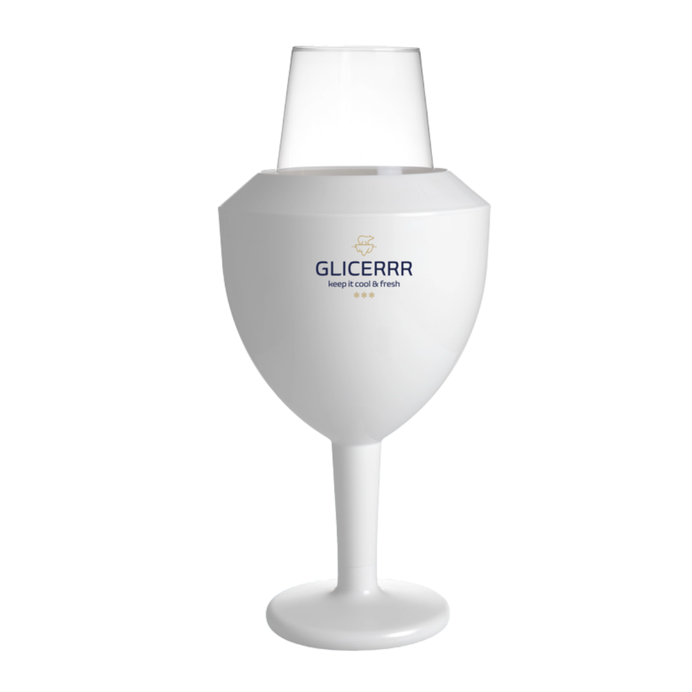 GLICERRR Wine cooler + glass