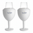 GLICERRR Wine glass cooler and holder set + glass - 2 pieces