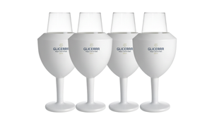 GLICERRR Wine glass cooler and holder set + glass - 4 pieces