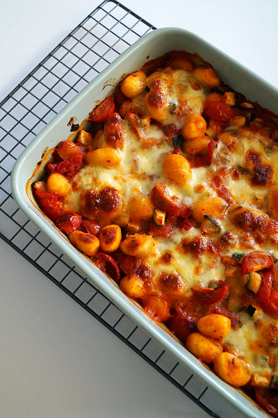 Vegetarian gnocchi casserole