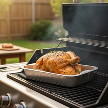 Cookinglife Grill BBQ Aluminium Trays / BBQ Grill Tray - 30 x 20 cm - 3 pieces