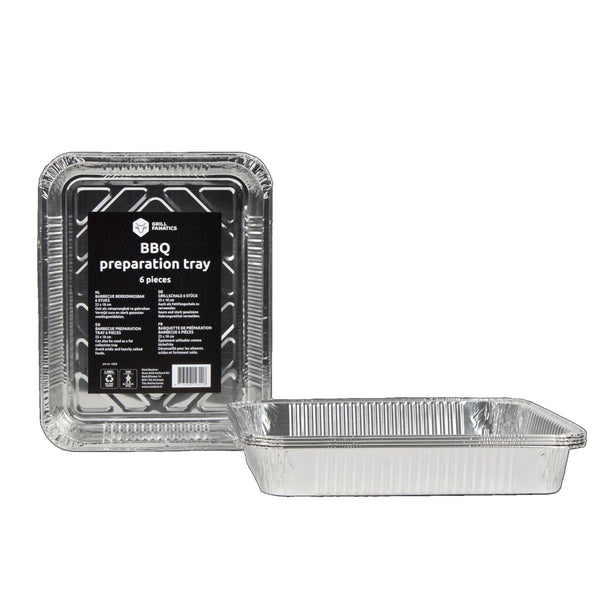 Cookinglife Grill BBQ Aluminium Trays / BBQ Grill Tray - 23 x 18 cm - 18 pieces