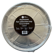 Cookinglife Grill BBQ Aluminium Trays / BBQ Grill Tray ø 33 cm - 5 pieces