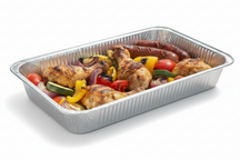 Cookinglife Grill BBQ Aluminium Trays / BBQ Grill Tray - 34 x 21 cm - 6 pieces