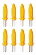 Cookinglife Grill Corn Cob Holders / Corn Skewers - Stainless Steel - 8 pieces