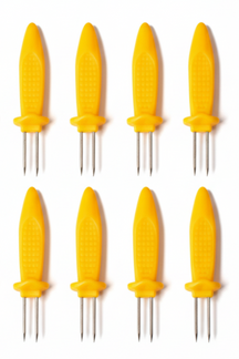 Cookinglife Grill Corn Cob Holders / Corn Skewers - Stainless Steel - 8 pieces