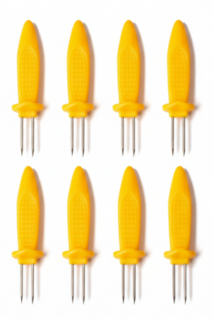 Cookinglife Grill Corn Cob Holders / Corn Skewers - Stainless Steel - 8 pieces
