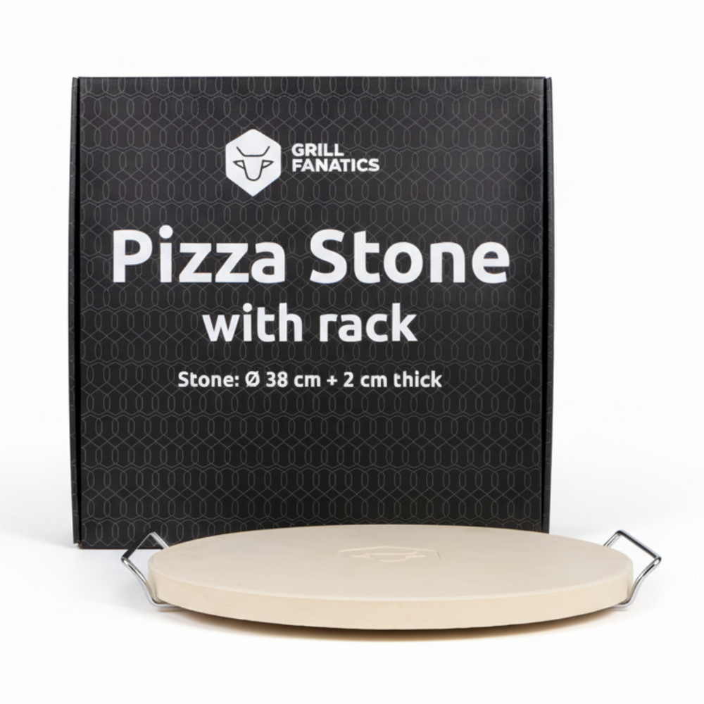 Cookinglife Grill Pizza Stone with holder ø 38 cm