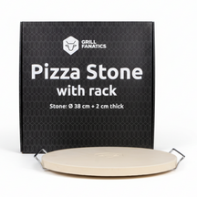 Cookinglife Grill Pizza Stone with holder ø 38 cm