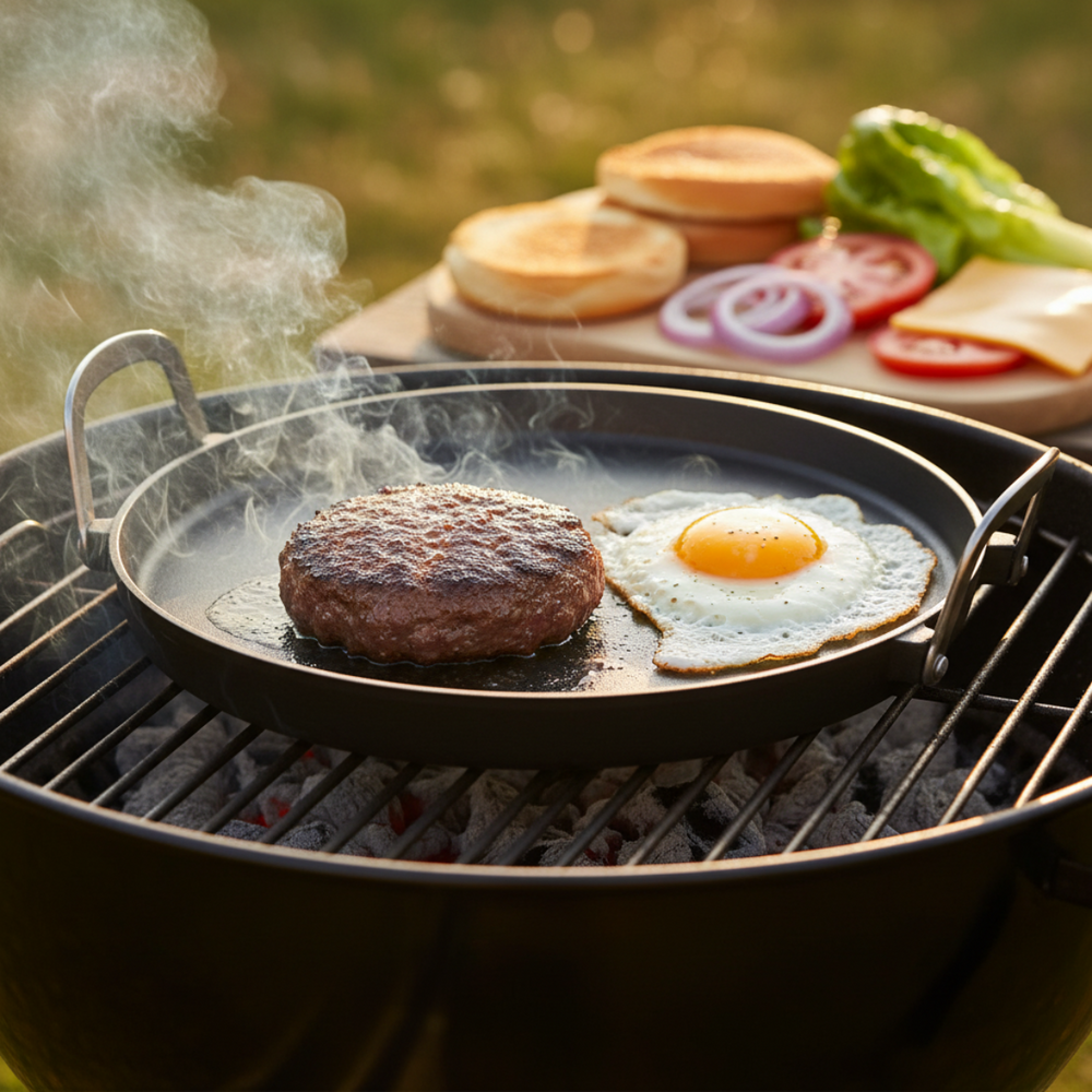 Cookinglife Cast Iron Grill Plancha ø 36 cm