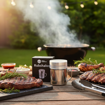 Grill Fanatics Rub Shaker Seasoning Stainless Steel 7.5 cm Grey - Spice Shaker